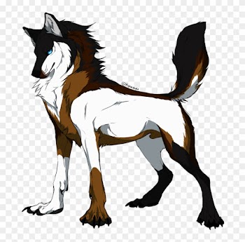 Wolf Coloring Pages Free Coloring Pages - Anime Wolf Male