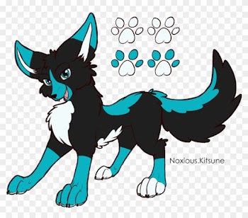 Wolf Design For Hazard Dragon By Noxious Kitsune - Cartoon