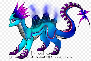 Wolf Dragon Art Character Adoption - desine vector 