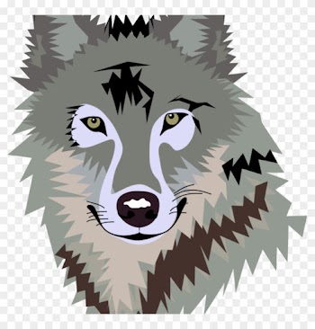 Wolf Face Clipart 1 To Draw Up Pinterest Clip Space - Wolf Face Clipart