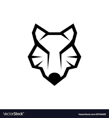 wolf geometric modern logo