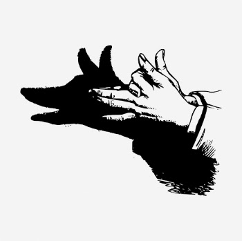 Wolf hand shadow clipart illustration | Free Vector - rawpixel