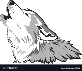 Wolf head vector vector image