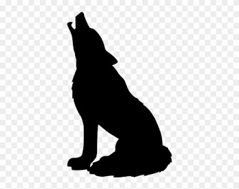 Wolf Howling Wolf Clip Art - Black Wolf Png
