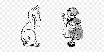 Wolf Human Finger Drawing /m/02csf - Wolf