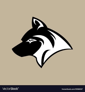 Wolf logo vector image