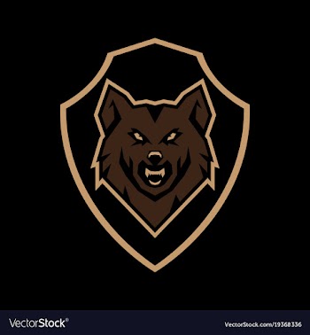Wolf logo vector image