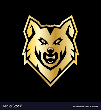 Wolf logo vector image