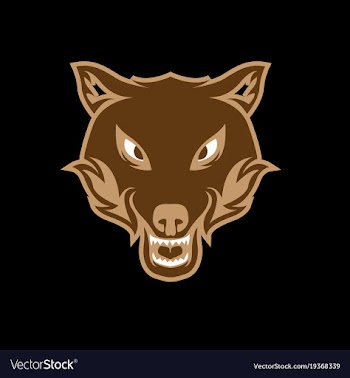Wolf logo vector image