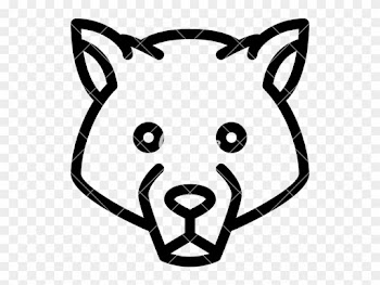 Wolf Outline Icon Icons By Canva Png - Wolf Out Line