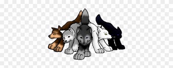 Wolf Pack Png Photo - Pack Of Wolves Cartoon