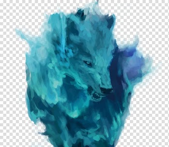 Wolf painting, Blue Organism Turquoise Dye Font, watercolor wolf transparent background PNG clipart