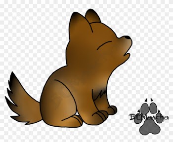 Wolf Pup Howling By Bcmascha - Gray Wolf