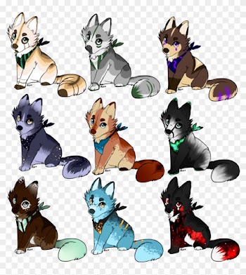 Wolf Pups Open 3/9 By Saiyan Paws Adopts - Gray Wolf