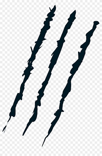 Wolf Scratch Marks Werewolf Clipart Free Clip Art Images - Transparent Background Claw Marks Png