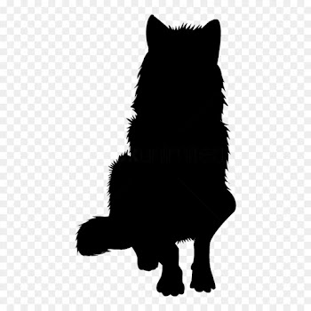 Wolf, Silhouette, Drawing, Black Cat, Canidae PNG