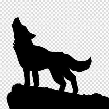 Wolf silhouette , Gray wolf Silhouette Drawing , silhouettes transparent background PNG clipart