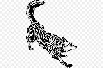 Wolf Tattoo Clip Art Tattoo artist - tribal horse head decal 