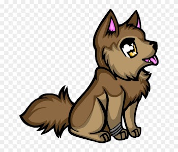 Wolfs Rain Fanart - Cute Cartoon Wolf Pup