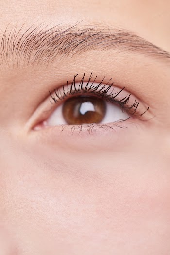 Woman's Brows With Mascara
