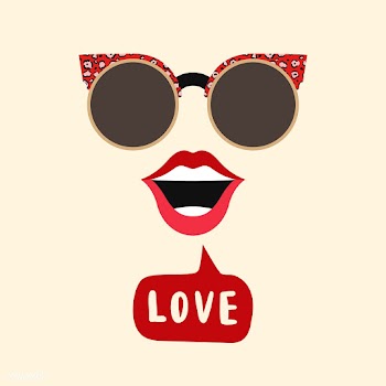 Woman accessories photo booth props vector | Free stock vector - 537588