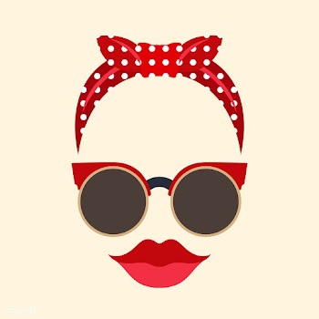 Woman accessories photo booth props vector | Free stock vector - 537629