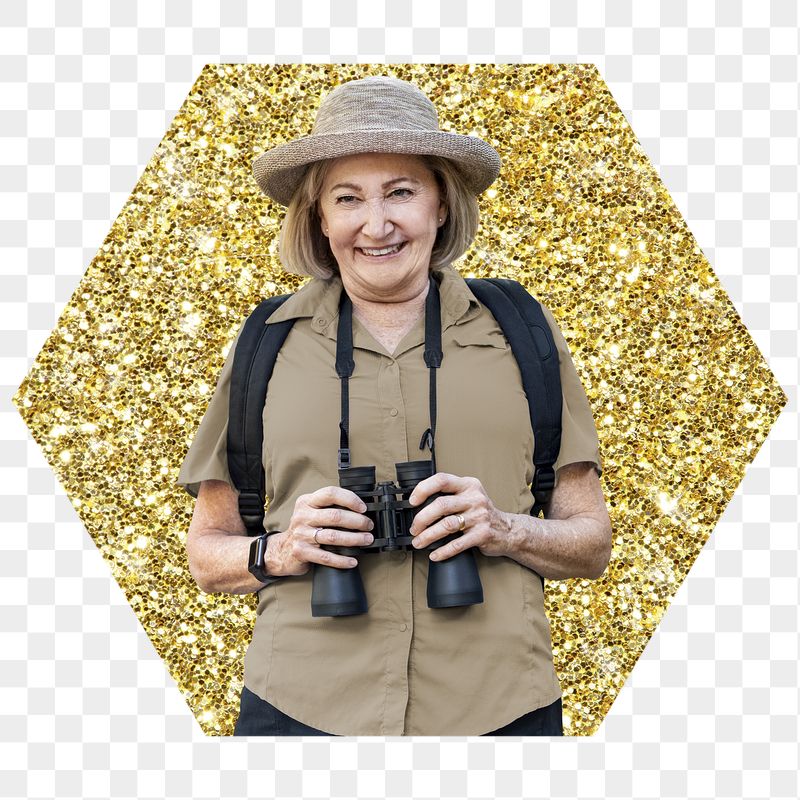 Woman adventurer png badge sticker, | Free PNG - rawpixel