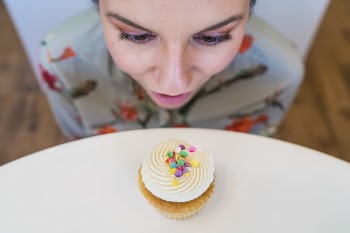 Woman &amp; Cupcake Free Photo 