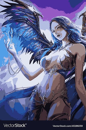 woman angel fantasy poster image