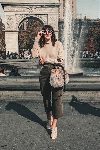 Woman at Washington Square Park, New York