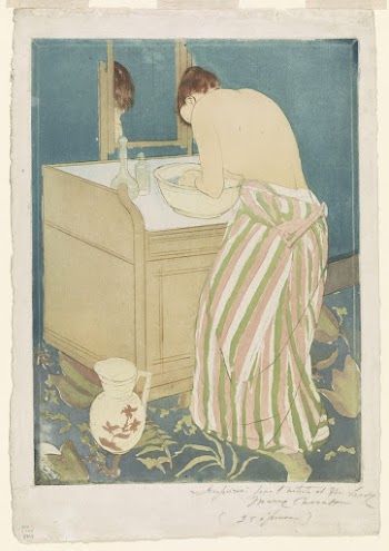 Woman bathing  Mary Cassatt. | Free Photo - rawpixel