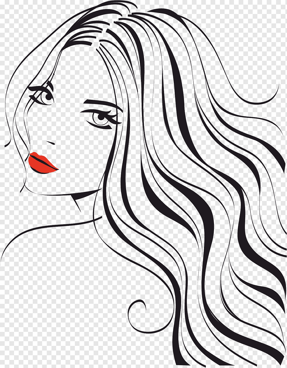 Woman Beauty Parlour, Hairdressing, white, face, people png
