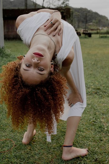 Woman Bending Her Back
