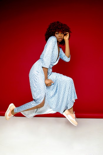 Woman Bending Knees Photo