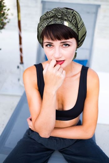 woman biting her finger
