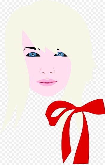Woman, Blond, Cartoon, Face, Hair PNG