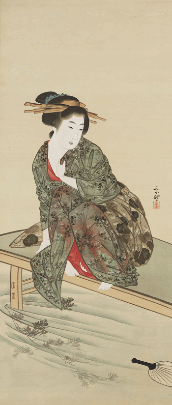 Woman by a Stream (1830s) | Free Photo - rawpixel