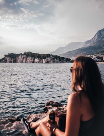 Woman By The Sea