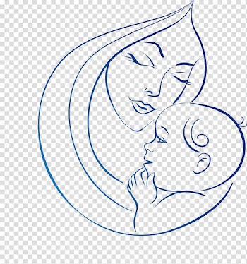 Woman carrying baby illustration, Drawing Mother Line art , Mothers Day transparent background PNG clipart