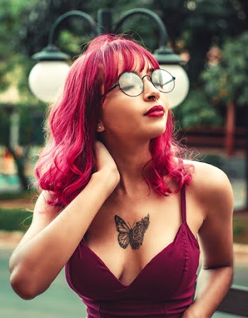 Woman Closing Eyees