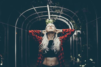 Woman Closing Eyes