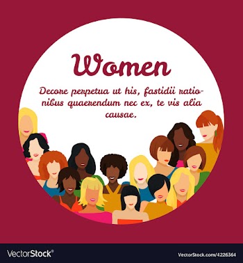  					Woman concept vector image														