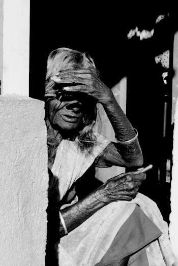 Woman Covering Face