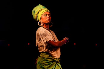 Woman Dancing Near Lights