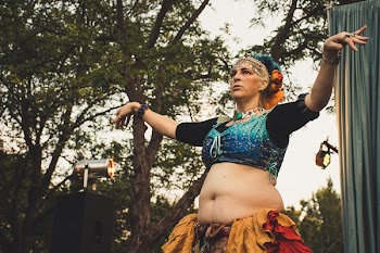 Woman Dancing Outdoor