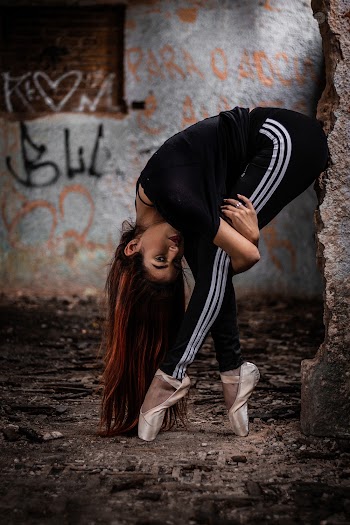 Woman Doing Ballet Figure