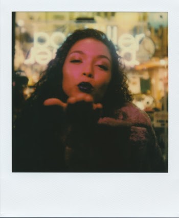 Woman Doing Flying Kiss