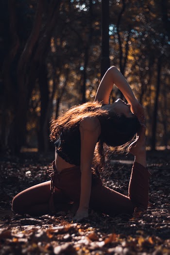 Woman Doing Yoga