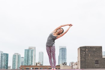 Woman Doing Yoga Posture
