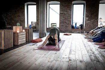 Woman Doing Yoga Technique Inside A Room
